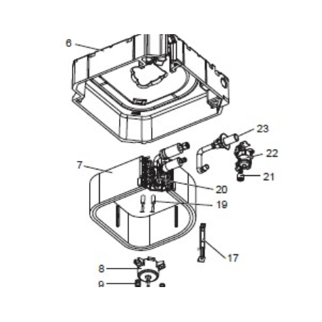 POMPE DE RELEVAGE MITSUBISHI Réf :E27C12355