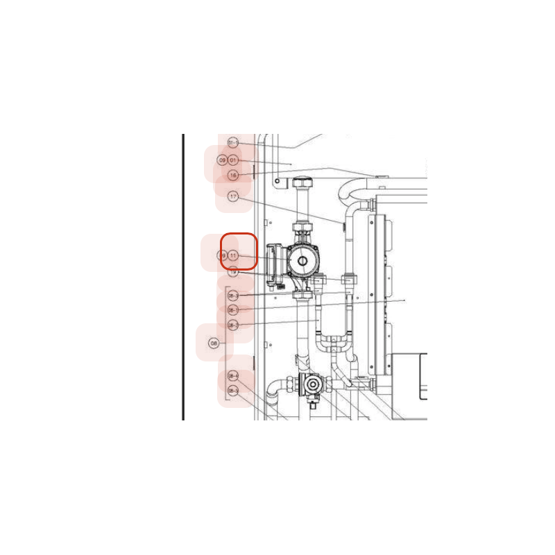 CIRCULATEUR HITACHI  Réf:E04977
