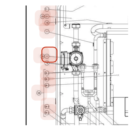 CIRCULATEUR HITACHI  Réf:E04977