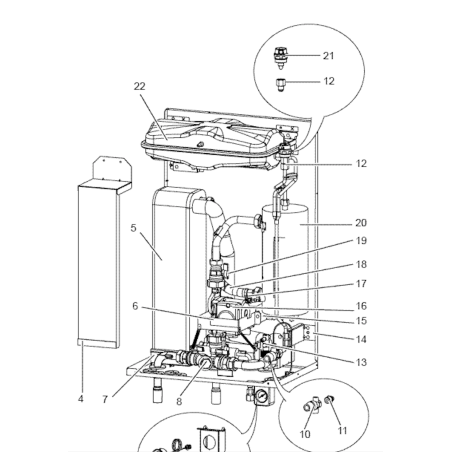 VANNE FILTRE MITSUBISHI Réf: S70C10450