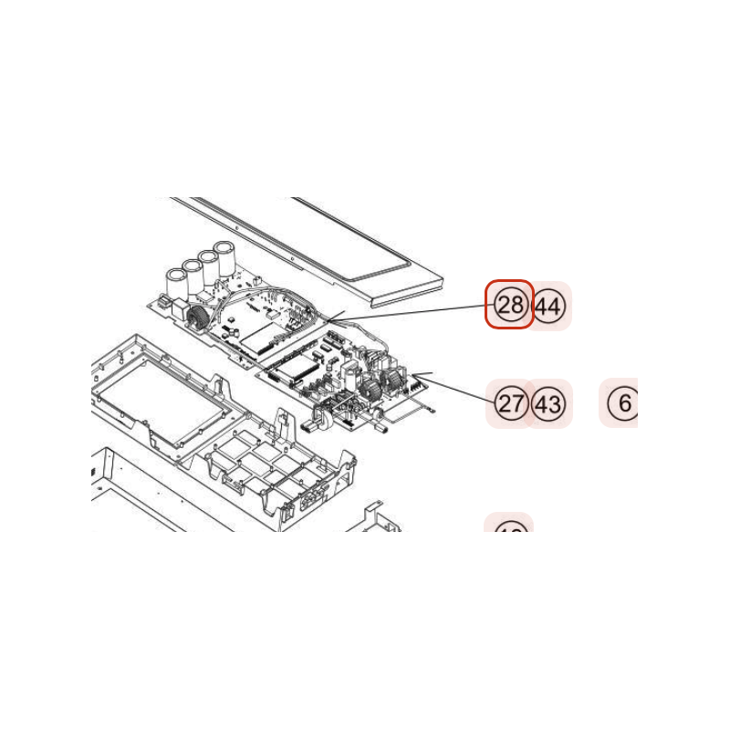 PLATINE INVERTER HITACHI Réf: PMRAM70NP4BS02