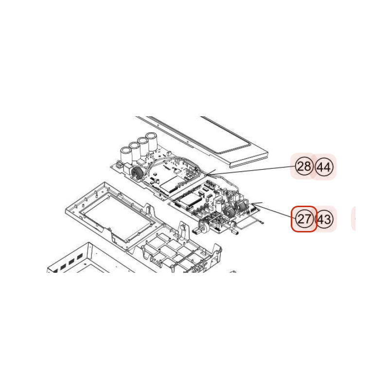 PLATINE  PWB MAIN  HITACHI Réf:  PMRAM70NP4BS01