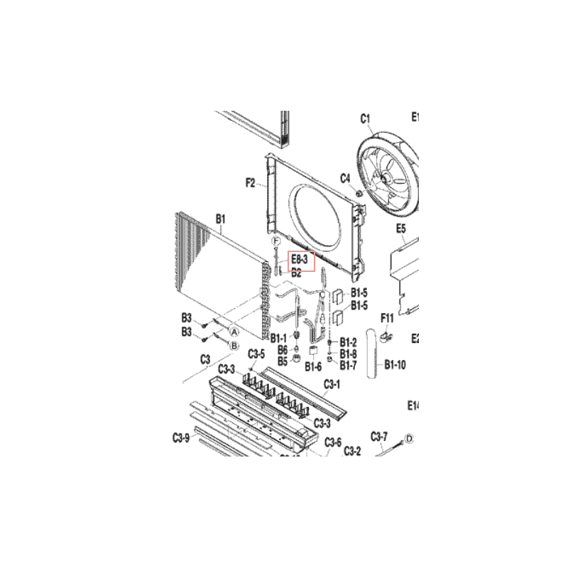 SONDE ECHANGEUR  DAIKIN Ref: 152468J