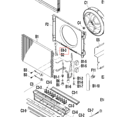 SONDE ECHANGEUR  DAIKIN Ref: 152468J