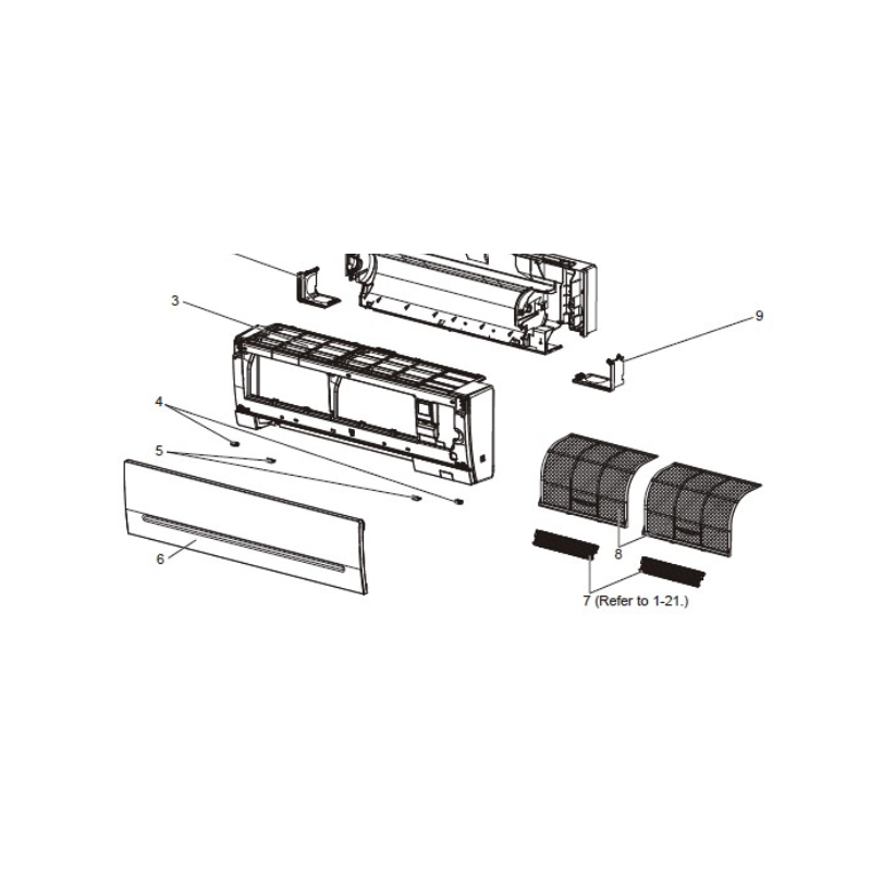 CACHE VIS  MITSUBISHI Réf: E2231D067