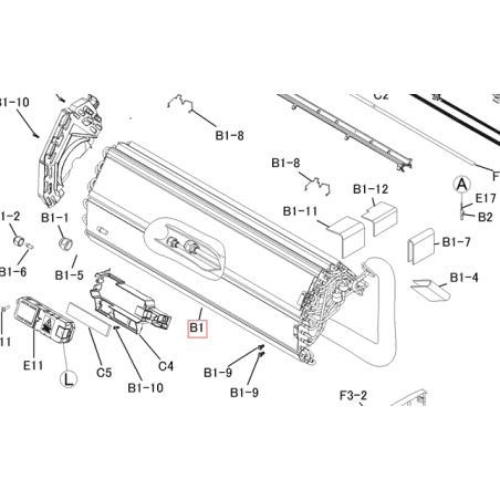 ECHANGEUR INTERIEUR  DAIKIN Ref: 5038737