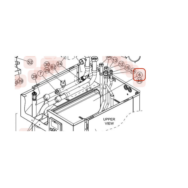 VASE D EXPANSION  6 LITRES HITACHI Réf : E04893