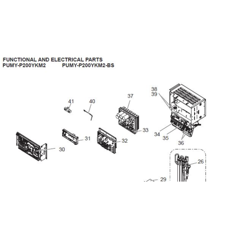 PLATINE DE CONTROLE MITSUBISHI Réf: T7WM36315