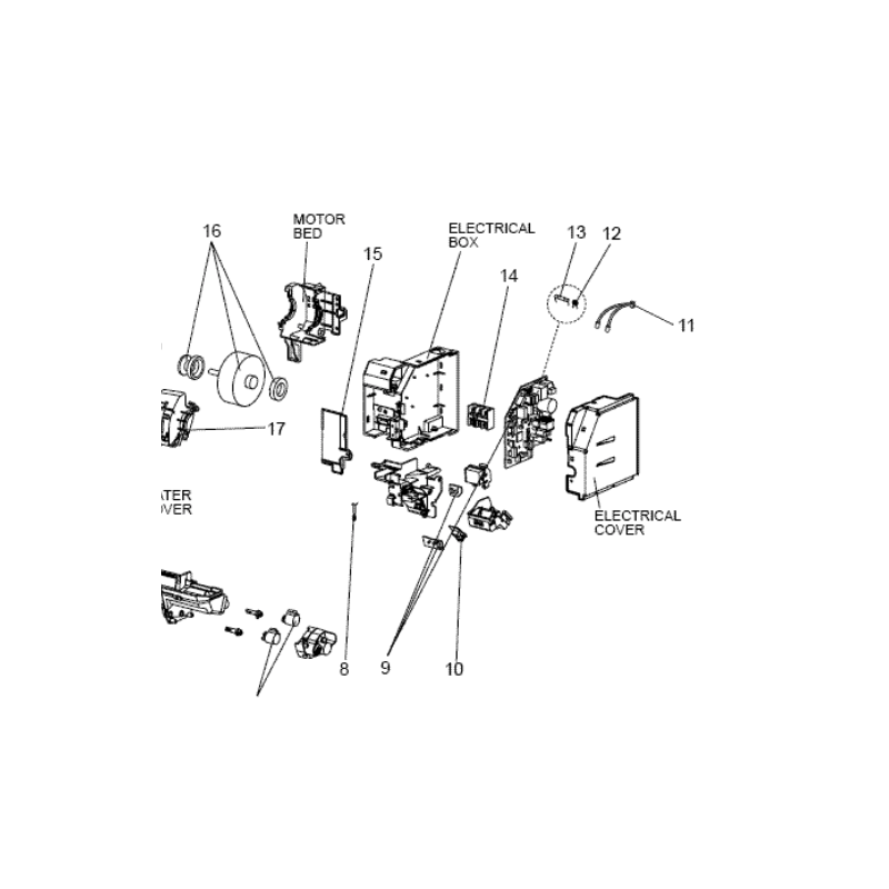 PLATINE DE REGULATION MITSUBISHI Réf:T2WEJH450