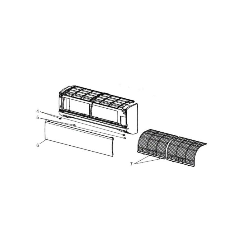 FILTRE A AIR MITSUBISHI Réf:E2216H100