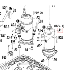 COMPRESSEUR SCROLL JT1GUVDYR@T DAIKIN Ref: 4021226