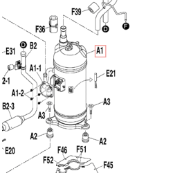COMPRESSEUR SCROLL JT16KCVDYR@T DAIKIN Ref: 4021227