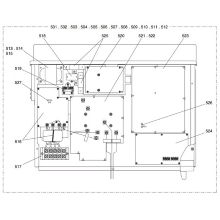 PLATINE FILTRE  MITSUBISHI réf:R61015293