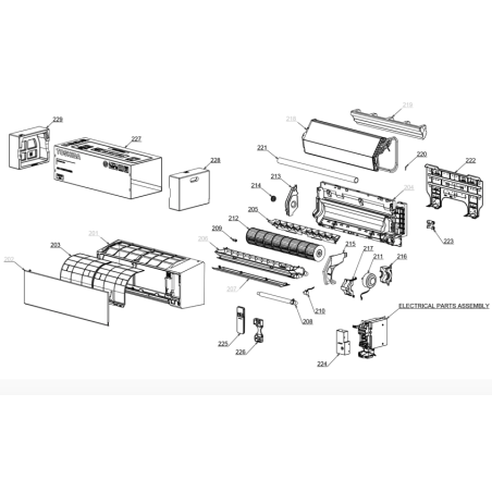 Sensor TE TO TS climatisation réversible inverter RAS16NAV-E Toshiba