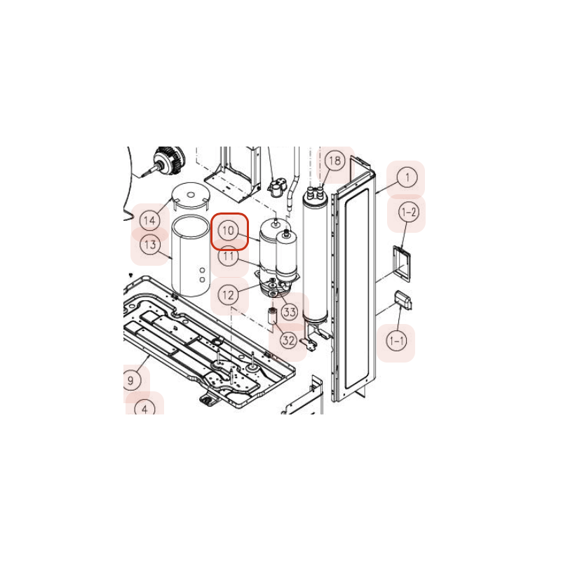 COMPRESSEUR ATH420SDPC9EQ HITACHI Réf : E06327