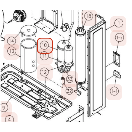 COMPRESSEUR ATH420SDPC9EQ HITACHI Réf : E06327
