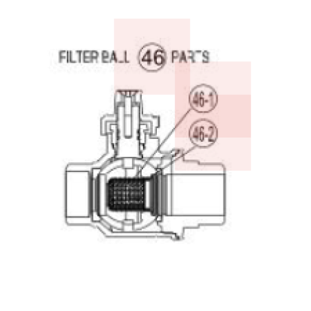 FILTRE A EAU HITACHI Réf: E04898