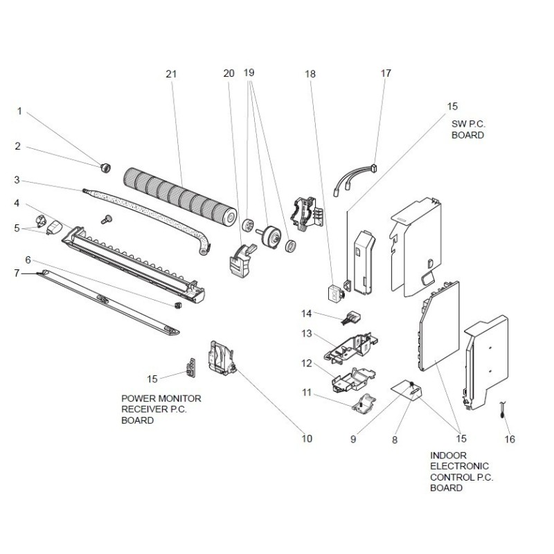 Moteur ventilo évaporateur