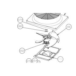 MOTEUR DE VENTILATION TOSHIBA Réf : 43T20343