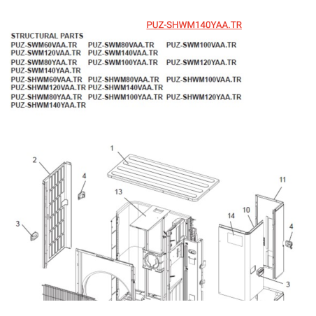 CAPOT SUPERIEUR MITSUBISHI Réf: G4WW01065