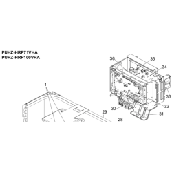 CARTE FILTRE  MITSUBISHI Réf: R01E22346 2