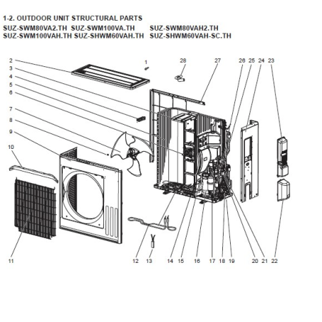 HELICE DE VENTILATION MITSUBISHI Réf:E2291F501