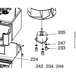 MOTEUR DE VENTILATION  TOSHIBA Réf: 43121738 2