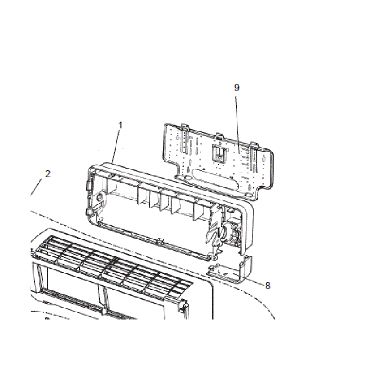 CACHE ANGLE DROIT MITSUBISHI Réf:R0124A658