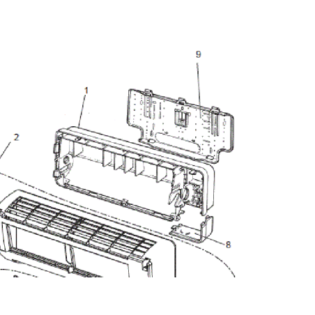 CACHE ANGLE DROIT MITSUBISHI Réf:R0124A658