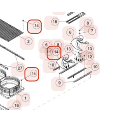 MOTEUR DE VENTILATION HITACHI Réf:E06736