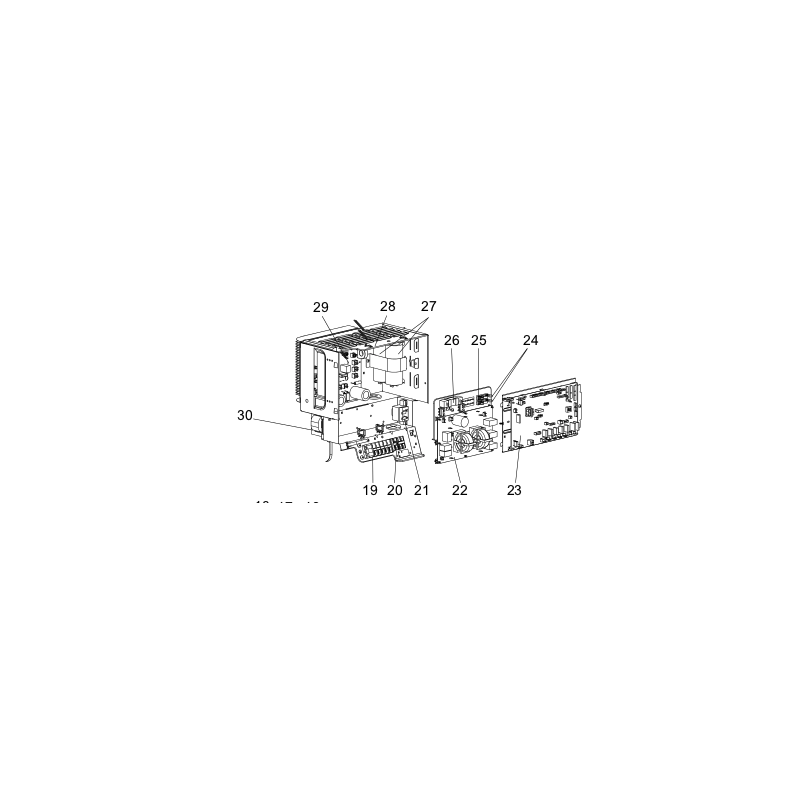 PLATINE DE CONTROLE MITSUBISHI Réf:T7WSC4315