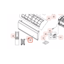 PANNEAUX  FRONTAL HITACHI Réf: HWRAK18RPDA11