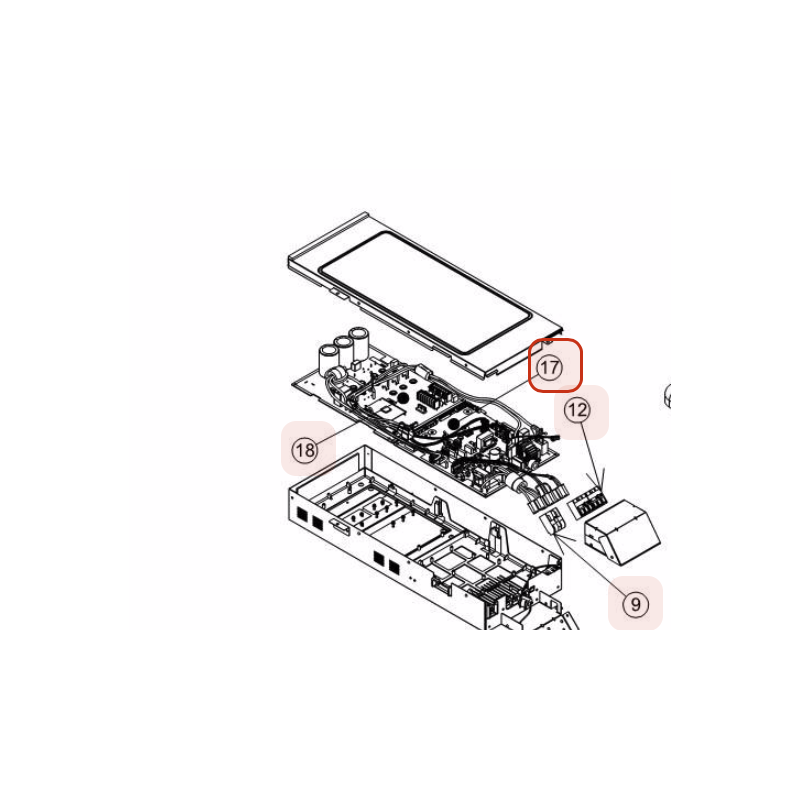 PLATINE PWB MAIN HITACHI Réf : PMMG36N2HCES01