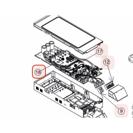 PLATINE INVERTER HITACHI Réf : PMMG70N4HAES02