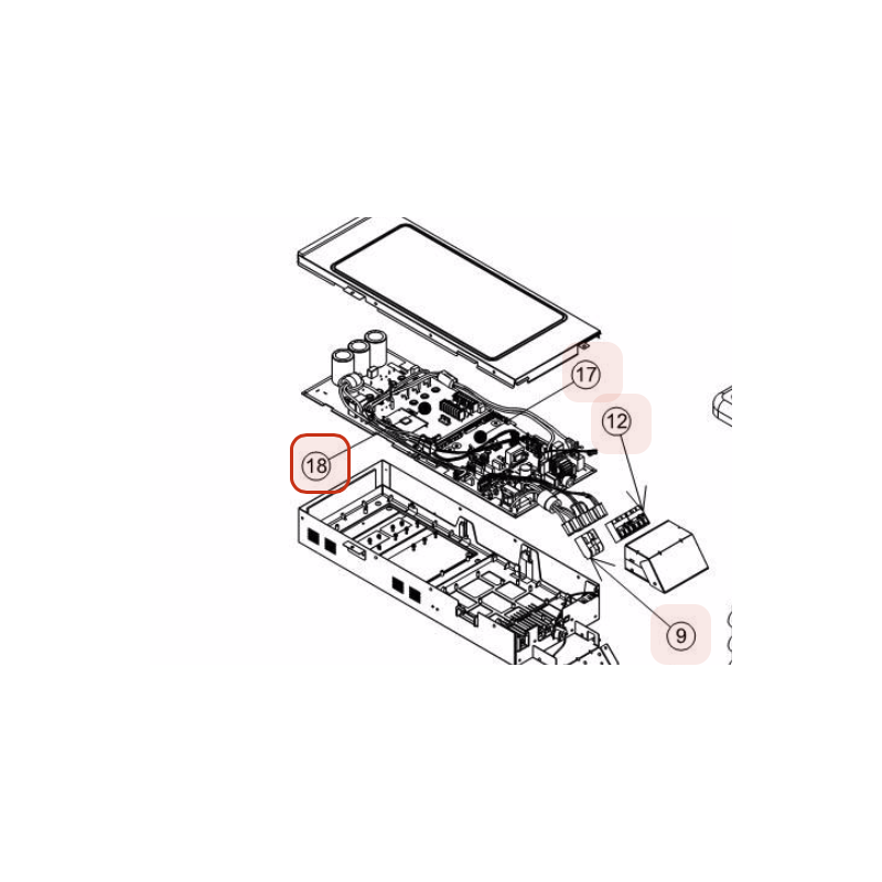 PLATINE INVERTER HITACHI Réf : PMMG85N5HAES02