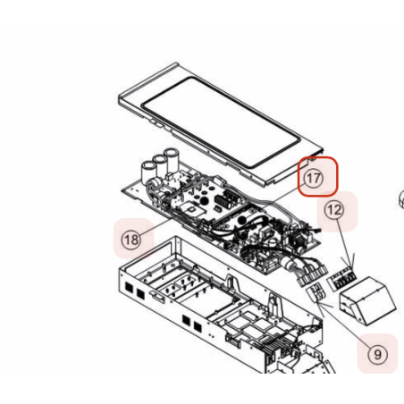 PLATINE PWB MAIN HITACHI Réf : PMMG85N5HAES01