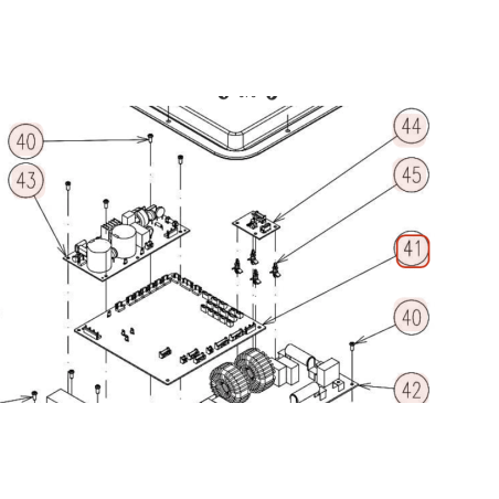 PLATINE PWB MAIN HITACHI Réf : 1000018542
