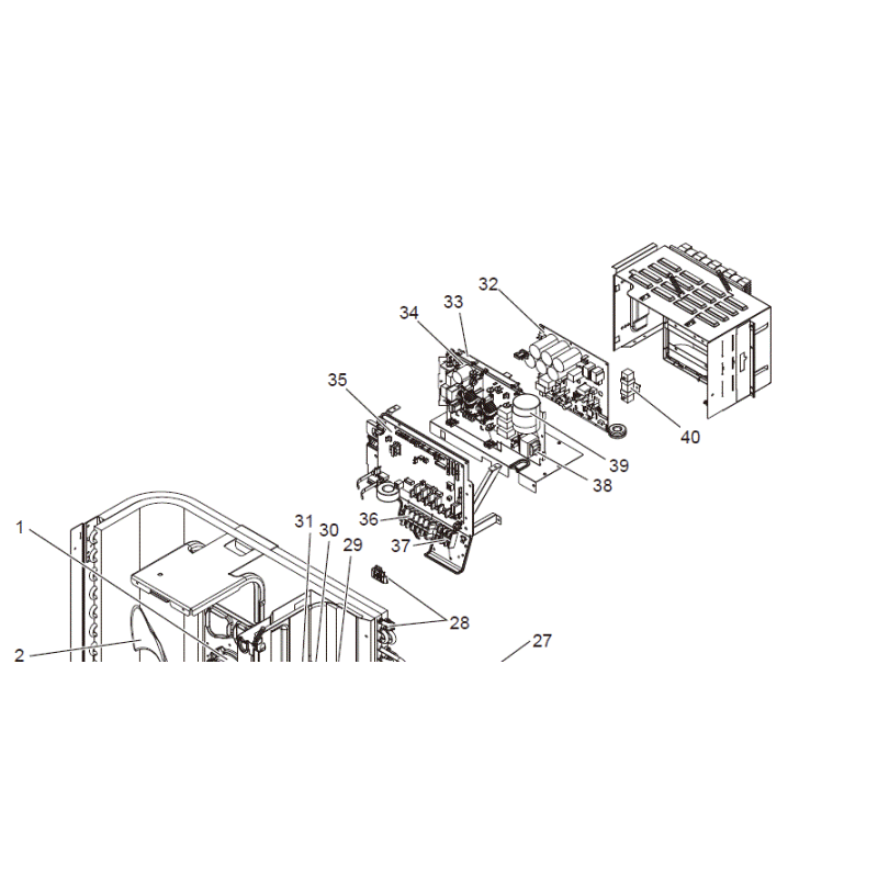 PLATINE FILTRE MITSUBISHI Réf: S70E75346
