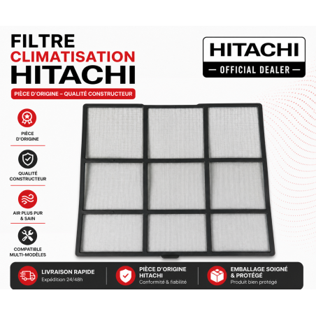 Filtre à air droite Hitachi réf:PMRAK18NH6004