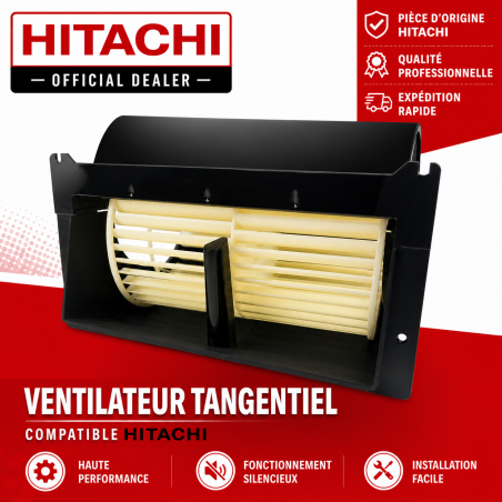 TURBINE PVC HITACHI réf: E04358