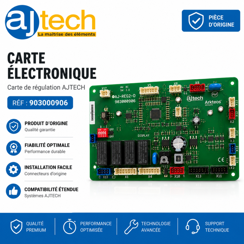 PLATINE DE REGULATION REG2D AJTECH  Réf:903000906