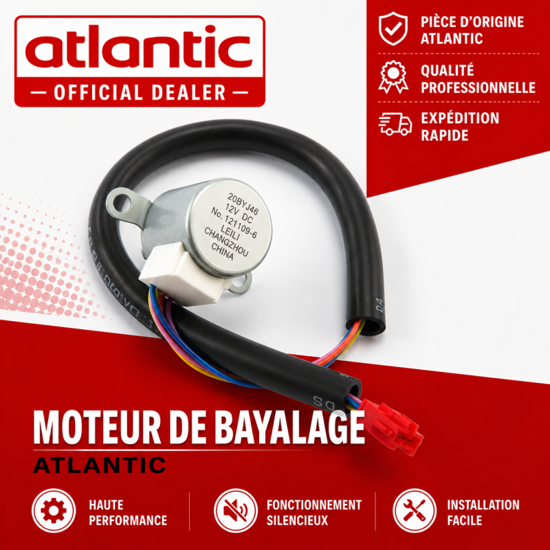 MOTEUR DE VOLET CONNECTEUR ROUGE Réf:898002