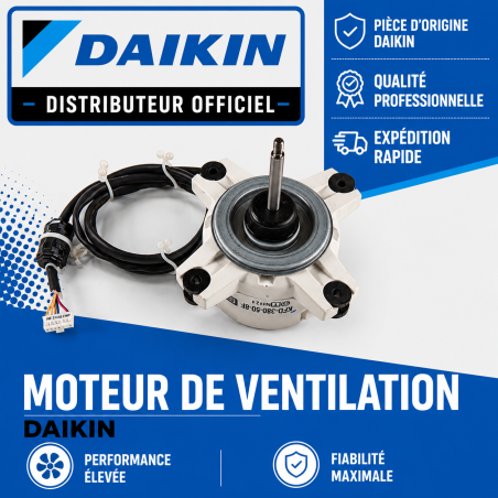 MOTEUR DE VENTILATION  KFD 380 50 8F 53W  3SB40785 1 DAIKIN Ref: 5020670
