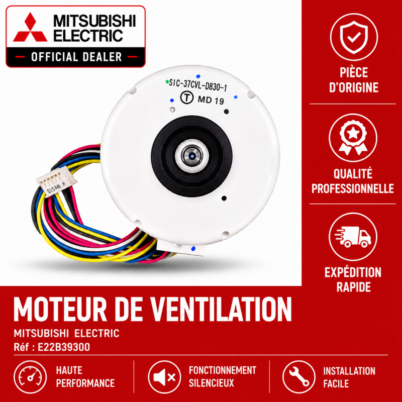 Moteur ventilo évaporateur MITSUBISHI réf :E22B39300