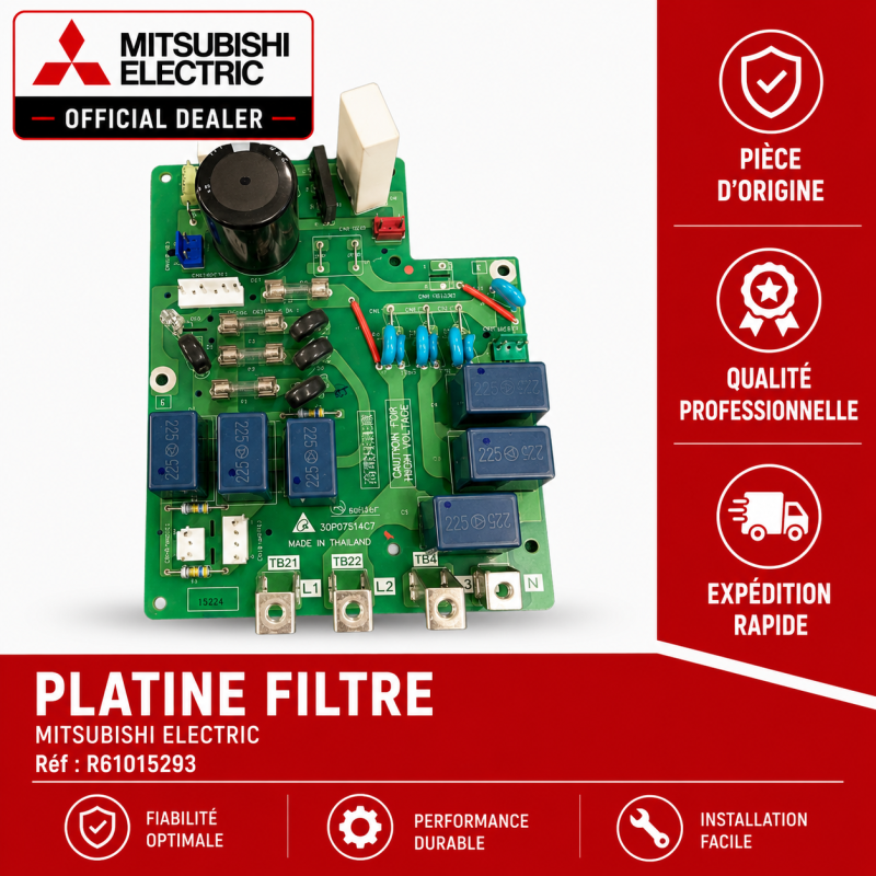 PLATINE FILTRE  MITSUBISHI réf:R61015293