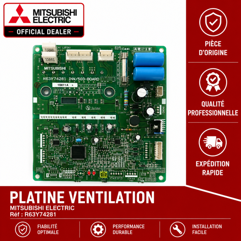 PLATINE VENTILATION MITSUBISHI Réf: R63Y74281