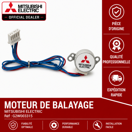 MOTEUR DE BALAYAGE MITSUBISHI  Réf: G2W003315