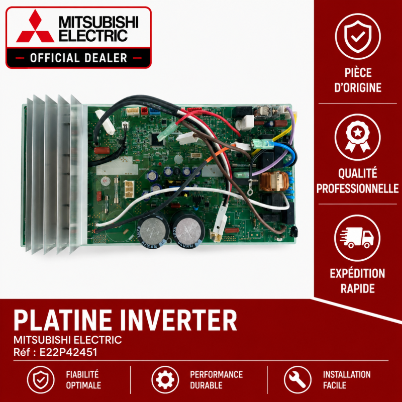 PLATINE INVERTER MITSUBISHI Réf:E22P42451