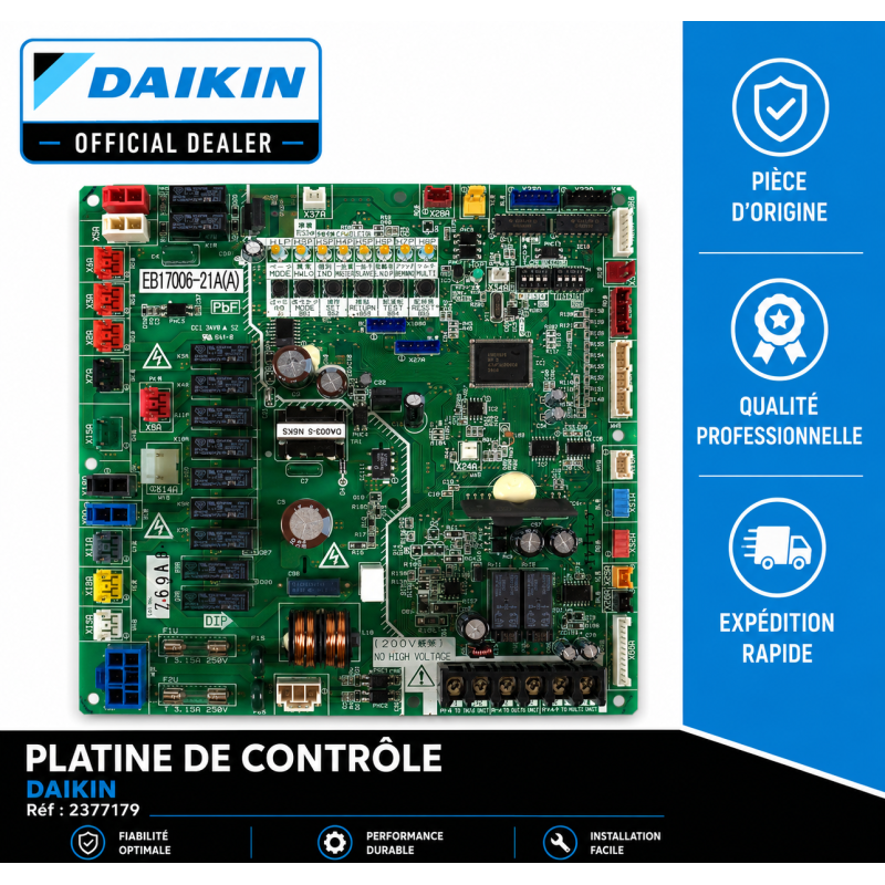 PLATINE DE CONTROLE   DAIKIN Ref: 2377179