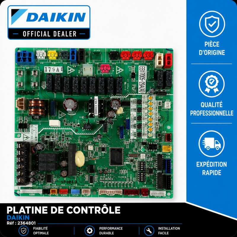 PLATINE DE CONTROLE  DAIKIN Ref: 2364801
